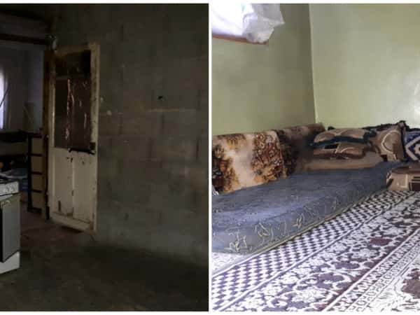 A family in very bad conditions