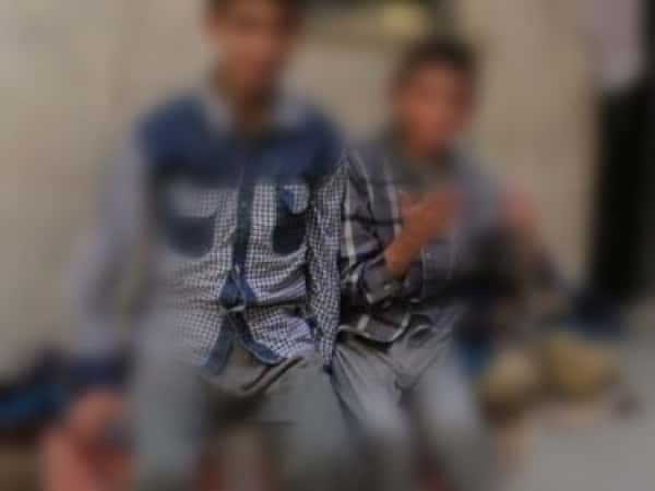 two patients suffering from cerebral dystrophy
