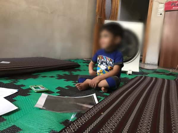 عمره خمس سنوات بجسد عمره سنتين ونصف!
