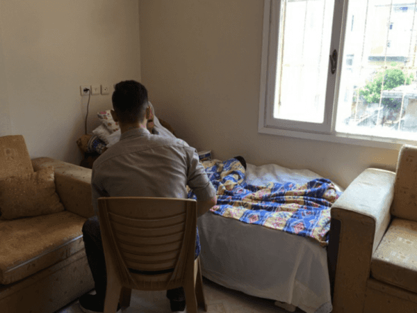 A family lives with a very low salary