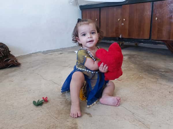 Ghazala lost her father at birth.