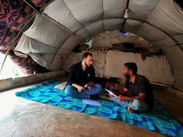 Sanad and his family live in difficult situation.