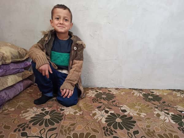 Abdulhaleem was orphaned by the earthquake