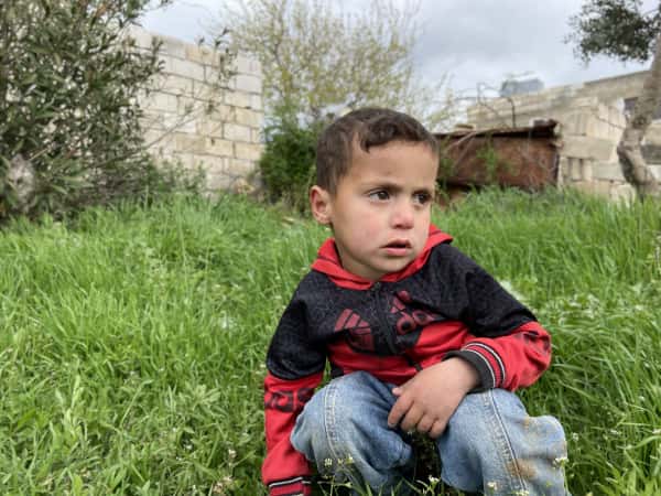A child suffers from constant pain