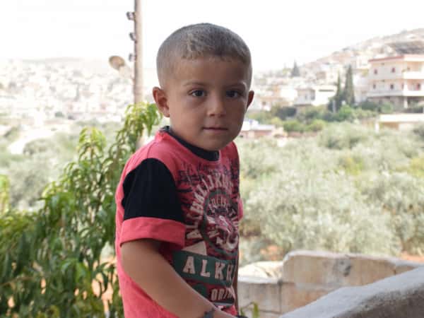 Sanad is a child from Idlib