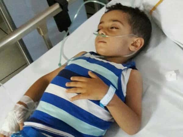 Child with multiple diseases