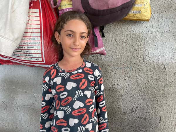 Basma, an orphan girl from Gaza, needs sponsorship