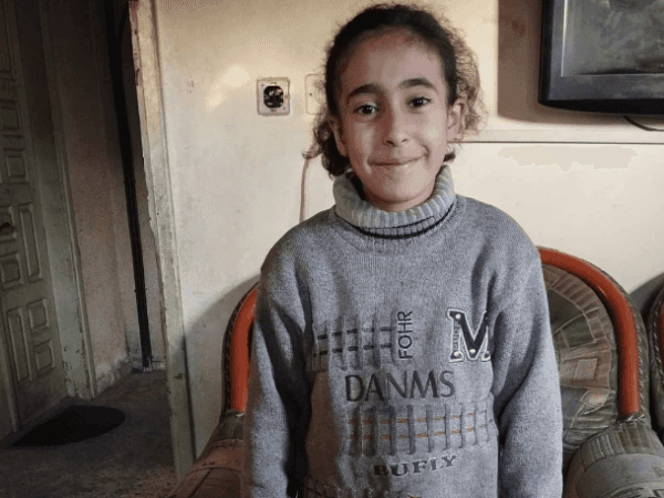 Mennato-Allah, an orphan girl from Gaza, needs a sponsorship