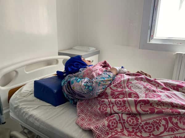 Despite her harsh circumstances, she has endured a significant amount of illness. Let's stand by her.