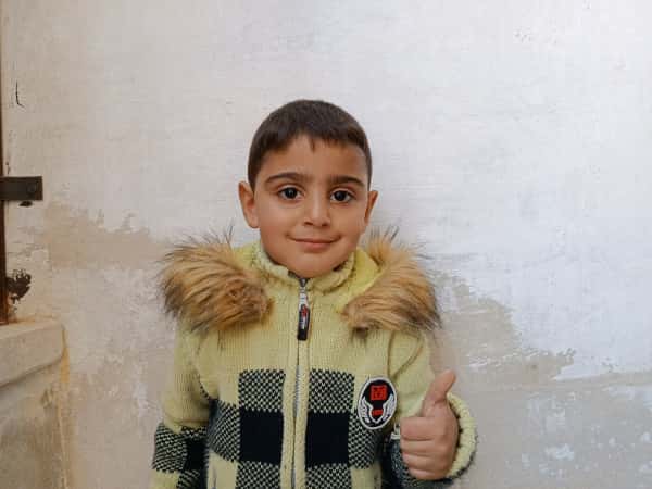 Omar became an orphan after the earthquake