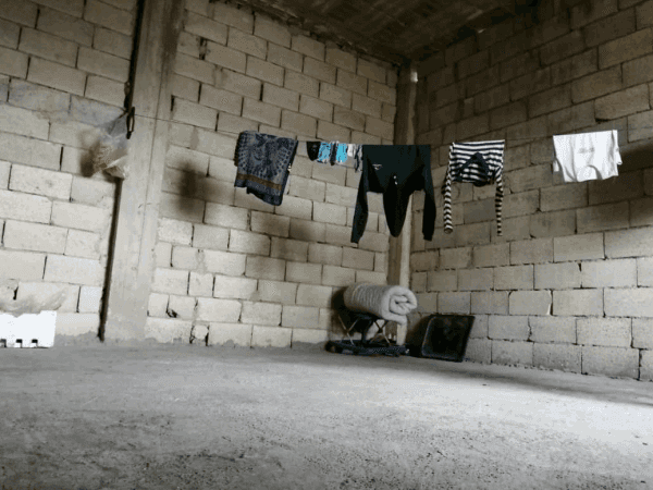 A displaced family lives in uninhabitable house!