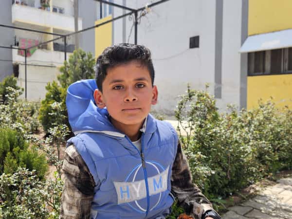 Taha, an orphan from Aleppo