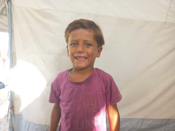 Fayez is an orphan child from Gaza.