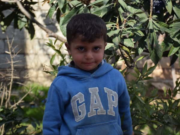 Qusai is a child who has been orphaned as a result of the earthquake