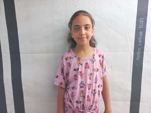 Duaa is an orphan child from Gaza