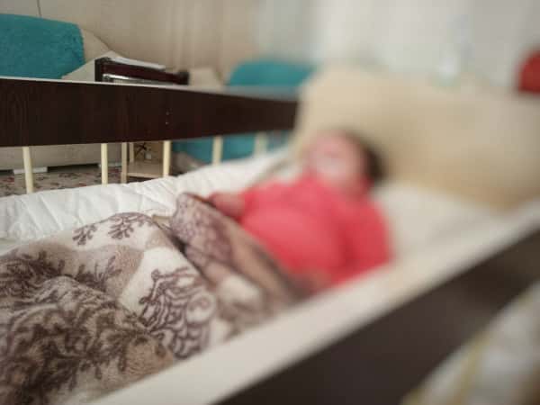 A young baby suffers from several diseases