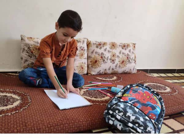 Osama, an orphan from rural Aleppo