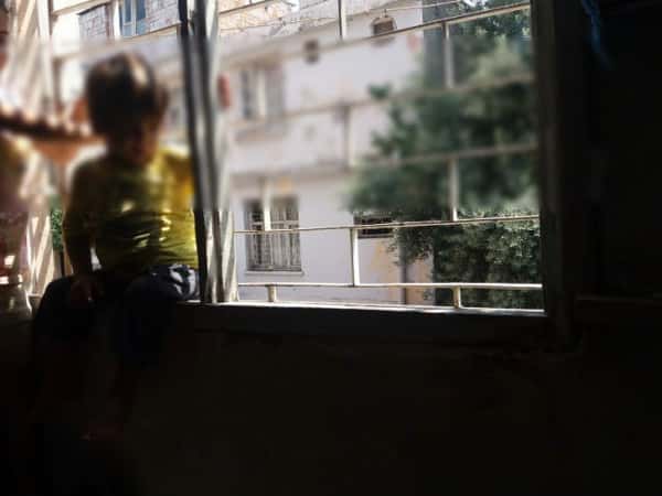 A child with acute kidney failure