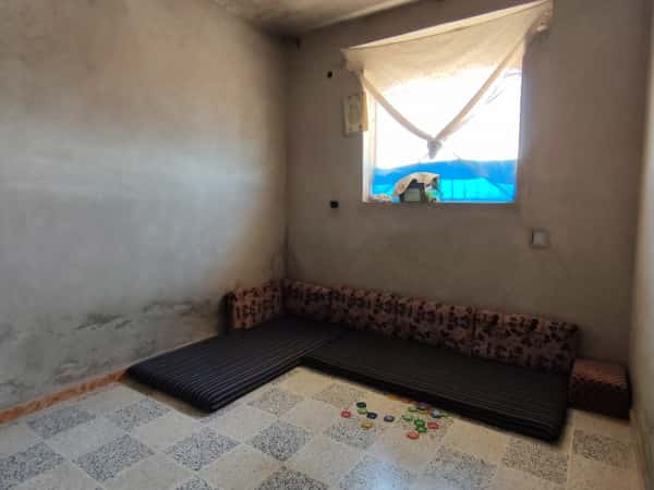 In a house with no doors or windows